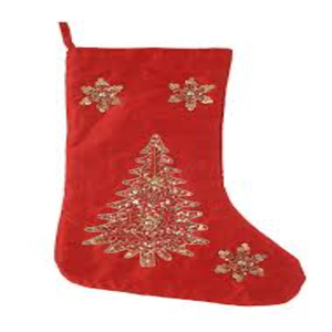 Vente en gros de cadeau de bonbons en laine fine tricoté pour enfants personnalisé lettre rouge cadeau de Noël sac de chaussettes EAU - Product Image 5
