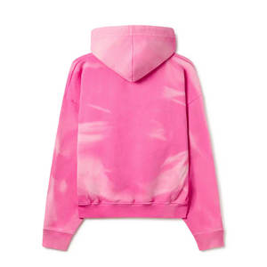 เสื้อฮู้ดดี้โอเวอร์ไซส์พรีเมียมวินเทจ ล้างสีแบบแอซิดวอช ผ้าฝ้ายฟลีซหนานุ่ม สไตล์สตรีทแวร์ ระบายอากาศได้ดี รับสกรีนโลโก้ เสื้อสวมหัวลำลอง - Product Image 1