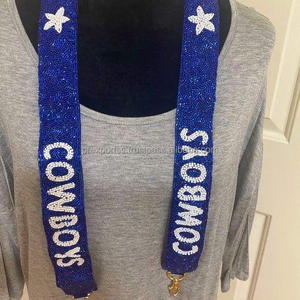 Vintage Portable College <b>Game</b> Day Stadium Approved Custom Beaded Strap <b>Hook</b> Clear Crossbody Waterproof Durable Vinyl/PVC Satchel - Product Image 4