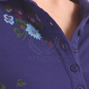 Nueva Llegada, Camisetas Casuales con Cuello Sublimadas Personalizadas, Polo de Alta Calidad de Algodón/Fibra de Bambú para Mujer, Manga Corta, Verano - Product Image 4