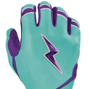 ถุงมือเบสบอลหนังแท้รุ่นซิกเนเจอร์ซีรีส์ ลองคัฟฟ์ ยี่ห้อ MARGINAL SPORTS Ketel Marte แบบปิดด้วยแถบตีนตุ๊กแก สีเขียวอมฟ้า สำหรับมืออาชีพ - Product Image 6