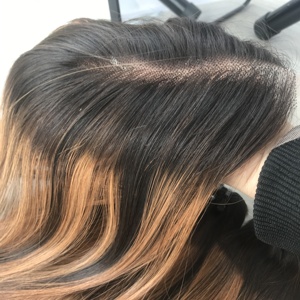 Combo BobวิกผมกระดูกตรงเปียโนสีSuper Doubleวาด100%เวียดนามมนุษย์ผมดิบต่อผมBobวิกผมอัจฉริยะผ้า - Product Image 2