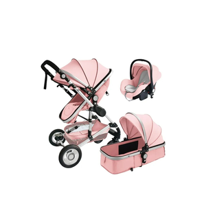 Cochecito de bebé de lujo de alta gama con características de seguridad avanzadas - Product Image 3