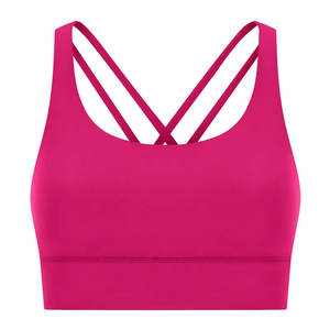 Top Deportivo Personalizado de Cuatro Vías Elásticas para Mujer, Tallas S, M, L, Espalda Cruzada, Liso, para Gimnasio, Fitness, Entrenamiento, Sujetador Deportivo - Product Image 5