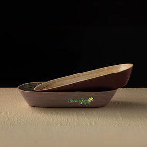 2025 plateau de service en bambou personnalisé écologique naturel Europe Design Style assiette plat pour cuisine fêtes de mariage produit chaud - Product Image 1