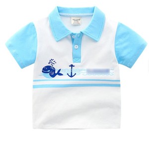 Camisas Polo Casuales para Niños, de Polialgodón, Tejidas, de Manga Corta, para la Escuela, con Logotipo Personalizado en la Parte Delantera - Product Image 5