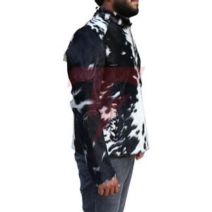 Fashionable Hair On <b>Leather</b> <b>Jacket</b> For Men Premium Comfort Durable Material <b>Winter</b> Wear Custom Style Collection - Product Image 3