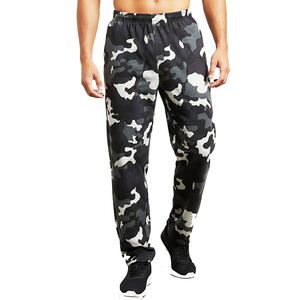 OEM Custom Service Unisex 100% Cotton Camo Print <b>Elastic</b> <b>Waist</b> Casual Joggers Winter <b>Trousers</b> - Product Image 3