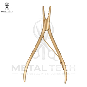 Kit d'outils pour extensions de cheveux, pinces à extensions de cheveux en acier inoxydable, aiguilles, crochet de tirage, accessoires professionnels pour salon de beauté - Product Image 3