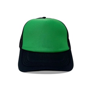 หมวกเบสบอลหนังกลับห้าชิ้นส่วนปักโลโก้ตามสั่ง สำหรับผู้ชายและผู้หญิง รุ่นสปริงและซัมเมอร์ หมวกตาข่ายสไตล์คนขับรถบรรทุก สีสันเข้ากัน - Product Image 3