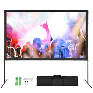 Schermo per Proiezioni Esterne 3D da 150 Pollici, 16:9 4K 1080 HD, Senza Pieghe, Barra di Proiezione 100 Pollici 1080 HD - Product Image 1