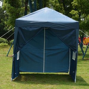 Blue Right Angle Folding Tent 2 X 2m Practical Waterproof Camping Tent with Two Doors and Two Windows - Product Image 5