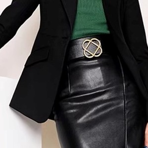 Jupe Courte Femme en Cuir Véritable Taille Haute Décontractée Design Sur Mesure Confortable Luxe Fabrication OEM ODM - Product Image 6