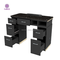 Tables à ongles modernes en contreplaqué MDF, écologiques, durables, de haute qualité, de couleur personnalisée, fabriquées au Vietnam pour les salons de manucure
