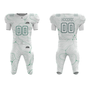 Custom Sublimated American Football Uniform Professional 100% Polyester Jersey & Padded Pants - Youth & Adult Gridiron kit - Product Image 1