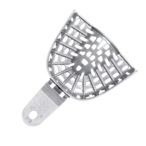 Bandeja de Impresión Dental Superior Perforada de Acero Inoxidable Azicon, Reutilizable y Autoclavable, para Alginato Maxilar - Product Image 6