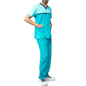 Nouveaux ensembles de blouses médicales pour hommes 2024, les plus vendus, en toile respirante avec élasthanne, style jogger, vente en gros - Product Image 2