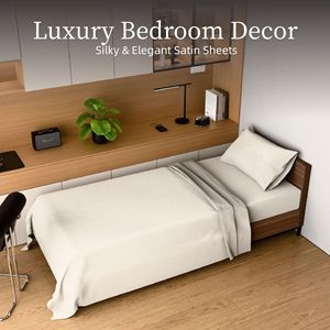 Set di Biancheria da Letto in Microfibra 3 Pezzi per Letto Singolo, Spazzolato e Resistente allo Sbiadimento, Facile da Pulire con Federa (Bianco) - Product Image 2