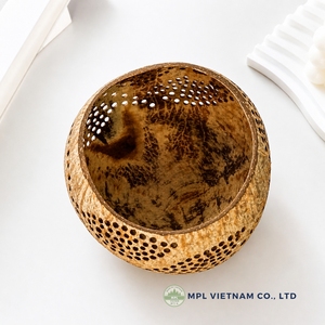 Handmade Coconut Shell Candle Holder Decorative <b>Lantern</b> Perforated Coconut <b>Lamp</b> for Home Wedding Party - Product Image 6