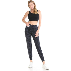 Women's Jogging High Quality Cotton Sets Custom Embroidered Logo Summer Suit Blank <b>Elastic</b> <b>waist</b> Women Joggers <b>Trousers</b> - Product Image 4