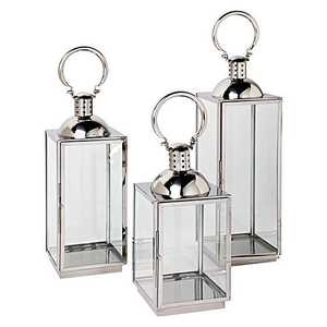 Elegante Farol de Metal para Velas, Decoración para Bodas y Eventos - Product Image 1
