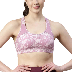 Women Sports Bra Seamless <b>Padded</b> Fitness Top Comfortable Stretch Activewear For Gym Yoga <b>Running</b> And Training - Product Image 1