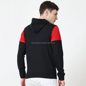 Nardon Apparel 2025 Venta caliente Logotipo personalizado Color bloqueado Sudadera con capucha con estilo para hombres - Product Image 2