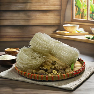 เส้นก๋วยเตี๋ยวข้าวโพดแห้งเวียดนามคุณภาพดีเยี่ยม บริสุทธิ์ ปราศจากกลูเตน จำหน่ายราคาส่ง เหมาะสำหรับตลาดต่างประเทศ - Product Image 1