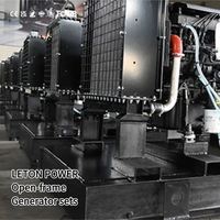 LETON POWER 30kW 50kVA 100kW 300kW 500kVA Hochleistungs-Dieselgenerator mit Offenem Rahmen und Unterem Kraftstofftank