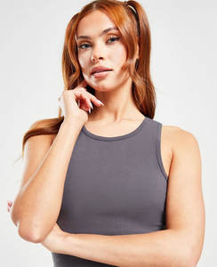 Vêtements de sport actifs haut court en coton personnalisé femmes entraînement Yoga gilet débardeurs en gros - Product Image 1