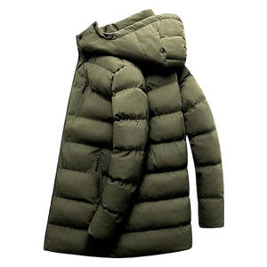 Manteau d'hiver long matelassé imperméable, parka de ski épaisse et isolée avec capuche amovible, veste chaude pour temps froid - Product Image 2