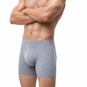 Calzoncillos Bóxer para Hombre, 100% Algodón, Transpirables, Suaves, Cómodos, Elásticos, Sin Costuras, OEM - Product Image 1