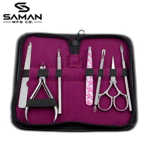 Juego de Manicura y Pedicura Profesional de Acero Inoxidable de 6 Piezas, Kit de Herramientas de Belleza para el Cuidado de las Uñas, Duradero y de Lujo - Product Image 6