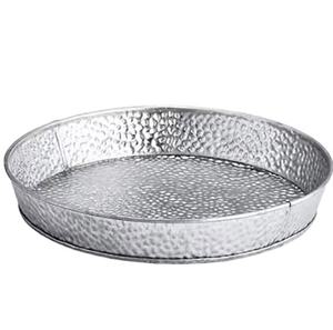 Plateau de service de cuisine de table de haute qualité plateau d'accent en métal en aluminium pour restaurants à la maison en plastique avec motif végétal - Product Image 1