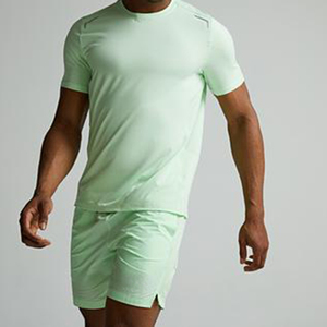 High Quality Men's Sweatshirts <b>Reflective</b> Strip Fitness Activewear <b>Tops</b> Custom Logo Athletic Gym T-Shirts - Product Image 4