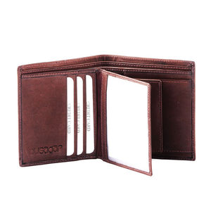 Royaa - Cartera Larga Unisex de Cuero Genuino de Alta Calidad, Elegante, con Protección RFID, Diseño Clásico Duradero, Forro de Poliéster, Multifuncional - Product Image 4