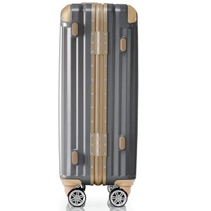 1 pezzo 24in telaio in alluminio porta porta USB valigia Spinner ruote TSA blocco Trolley da viaggio per brevi viaggi d'affari spiaggia - Product Image 6