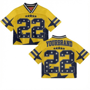 Camiseta de Fútbol Americano para Hombre, Mujer y Niños, Ropa Deportiva de Alto Rendimiento, Secado Rápido, Absorción de Humedad, OEM, ODM, Personalizada - Product Image 6