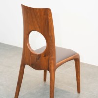 Chaise de salle à manger en bois de noyer de luxe, charpente traditionnelle à mortaise et tenon, mobilier moderne pour salle à manger et hôtel, PISANO