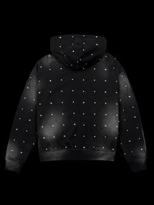 Sudadera con Pedrería para Hombre, Sudadera Básica con Diseño de Piedras Brillantes - Product Image 4
