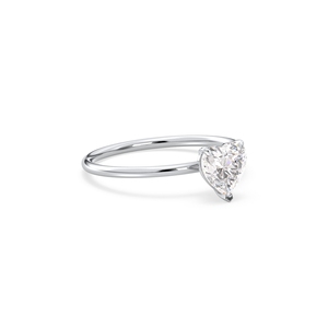 Vente directe d'usine REYES, bague en argent sterling 925 en forme de cœur, 1,06 carat de moissanite, certifiée GRA, cadeau de mariage, bijoux fins - Product Image 3