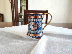 Handmade <b>copper</b> <b>cup</b>, pure <b>copper</b> mug, moscow mule mug,17 oz beer mug, hand painted <b>copper</b> drinkware, birthday gift <b>copper</b> gift - Product Image 4