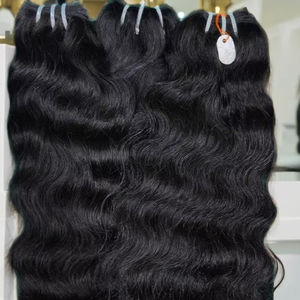 Tejido de pelo sin procesar de un donante de la India. Tejido de cabello humano Remy sin procesar. Sin compromiso Calidad del cabello India - Product Image 1