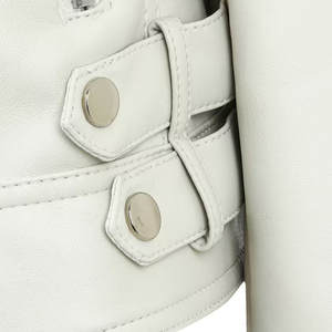 Chaquetas de Cuero para Mujer, Alta Calidad, Moda Femenina, Chaquetas de Cuero al por Mayor, Piel de Oveja Original, Talla Personalizada - Product Image 4