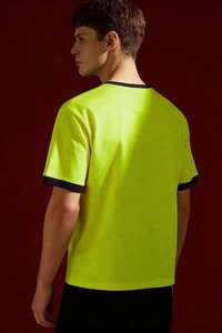 เสื้อยืดคอกลมทรงบ็อกซี่ แขนสั้น ผ้าฝ้าย พิมพ์โลโก้ตามสั่ง สำหรับผู้ชาย - Product Image 4