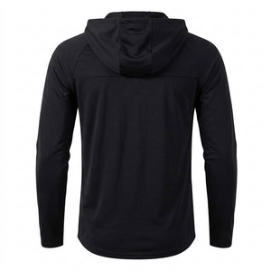 OEM Custom Logo Lightweight <b>Men</b> Hoodie Fashion <b>Men</b>’s Sweatshirt Long Sleeve Casual Gym Workout Hoodie Breathable Sports <b>Pullover</b> - Product Image 2