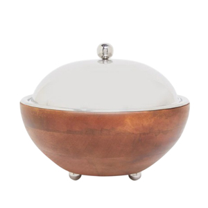 Cazuela Moderna Artesanal de Nácar con Núcleo Aislante de Acero Inoxidable, Olla Caliente con Incrustaciones de Hueso, Plato para Servir y Calentar Alimentos - Product Image 3