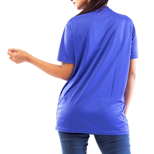 Camisetas de Verano para Mujer, Cuello Redondo, Lisas, Manga Corta, Estilo Casual Oversize, 100% Algodón - Product Image 5