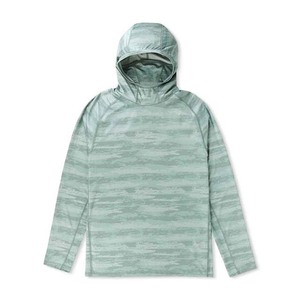 Chemise de pêche à manches longues unisexe à capuche, imprimé camouflage, séchage rapide, UPF 50, imperméable, 100% polyester, vêtements d'extérieur, taille adulte - Product Image 2