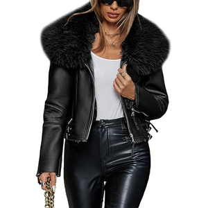 Veste bomber en cuir d'agneau véritable de qualité supérieure pour homme, doublure en fourrure de renard, suède et soie, respirante, personnalisable, hiver - Product Image 1